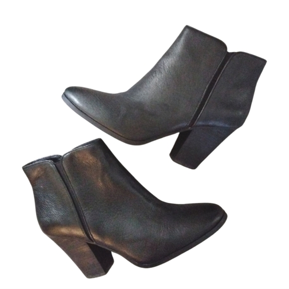 Jessica Simpson Kirblin Black Ankle Booties Women's Heeled Booties Size 10 - Picture 9 of 9